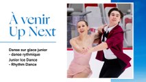 Danse sur glace junior danse rythmique - Championnats nationaux canadiens de patinage 2025