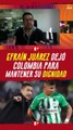 EFRAIN JUÁREZ SE FUE DE COLOMBIA PARA MANTENER SU DIGNIDAD   Alejandro Gómez reveló la plática que tuvo el dt mexicano con los jugadores de Atlético Nacional tras decidir su renuncia.