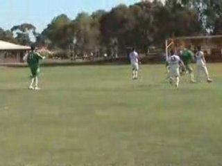 Forster buries it from outside the box