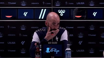 Rueda de prensa de Claudio Giráldez previa al partido de Copa ante el Real Madrid