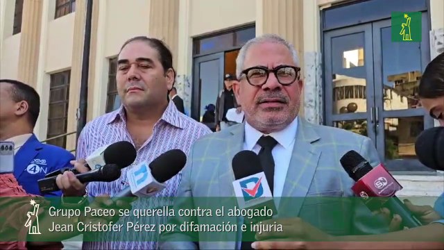 Grupo Paceo se querella contra el abogado Jean Cristofer Pérez por difamación e injuria