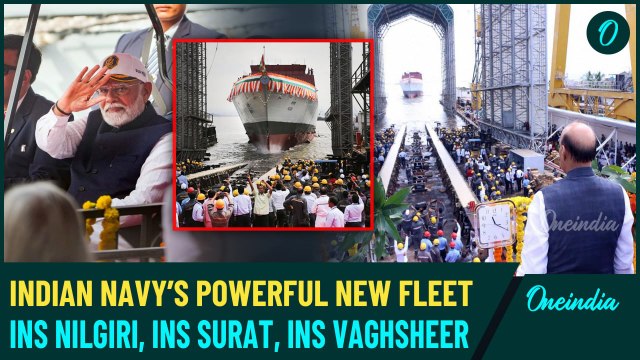 All About the Historic Commissioning of INS Nilgiri, INS Surat, INS Vaghsheer in Mumbai by PM Modi