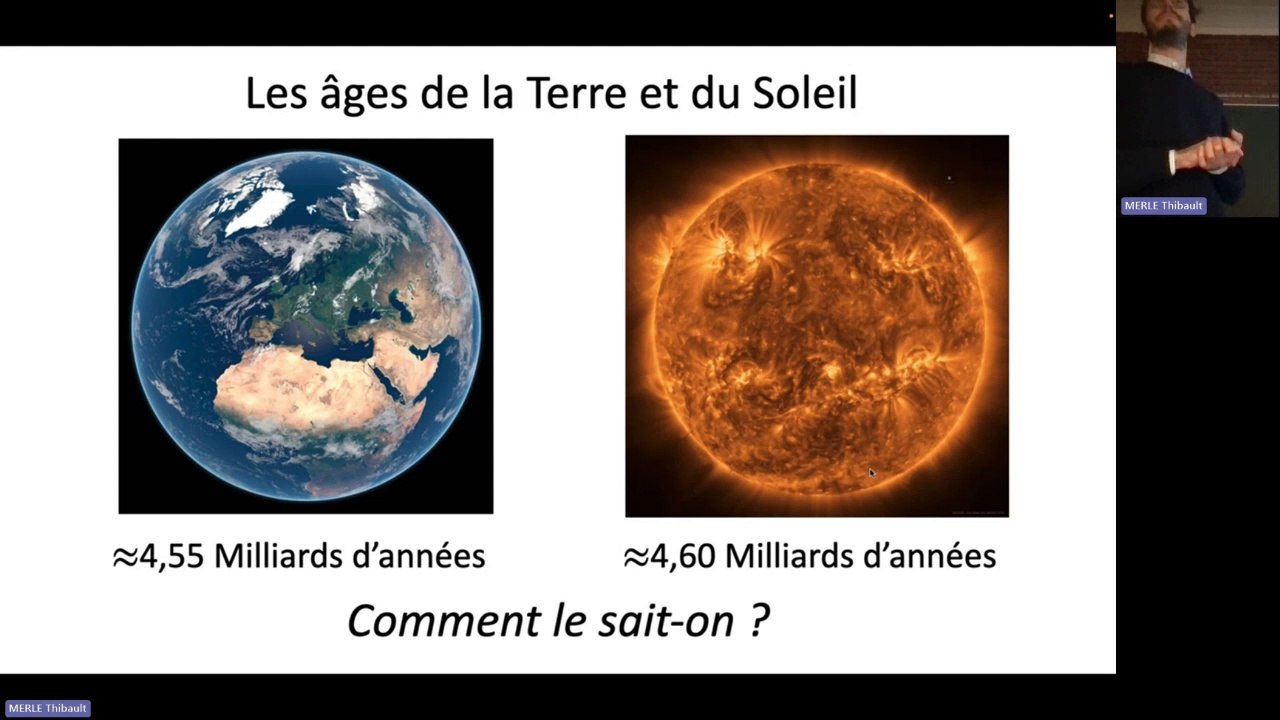 La formation de la terre et du système solaire