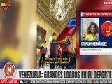 Medallista olímpica Stefany Hernández: De la mano del presidente hemos llevado la bandera en alto