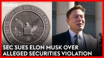 SEC Sues Elon Musk Over Alleged Securities Violation Linked To Twitter Purchase