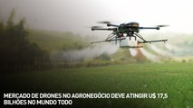 Mercado de drones no agronegócio deve atingir U$ 17,5 bilhões no mundo todo