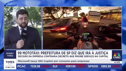 Justiça de São Paulo proíbe 99 de operar serviço de mototáxi na cidade