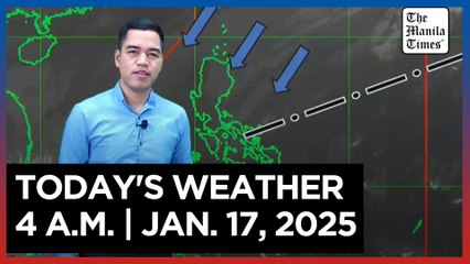 Today's Weather, 4 A.M. | Jan. 17, 2025