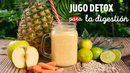 Receta de jugo detox para la digestión ¡En 5 minutos!