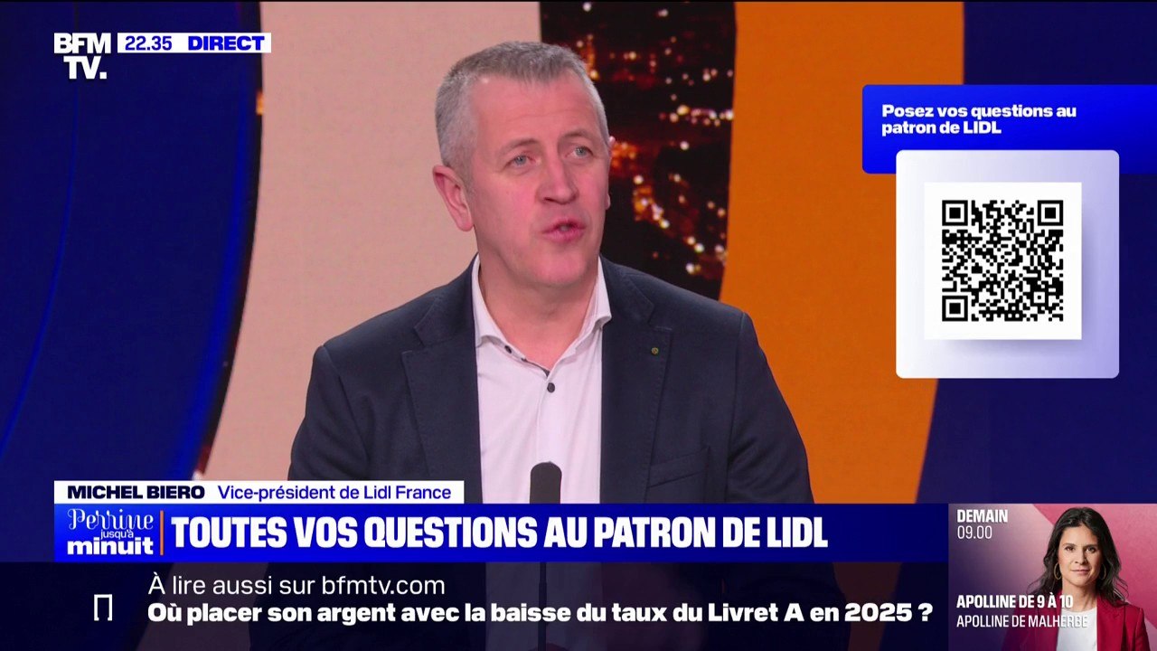 "Vendre pas cher ne veut pas dire acheter pas cher", assure Michel Biero, vice-président de Lidl France