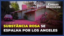 O que é a cor rosa que cobre Los Angeles devastada pelo fogo?