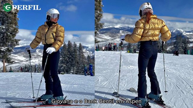 Estrelas brilham: Giovanna Ewbank esquia em Aspen, Larissa Manoela se emociona com vestido de noiva e Ana Furtado encontra Mickey no BBB.