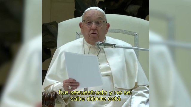 Francisco recordó al nene argentino Loan Danilo Peña, desaparecido en 2024