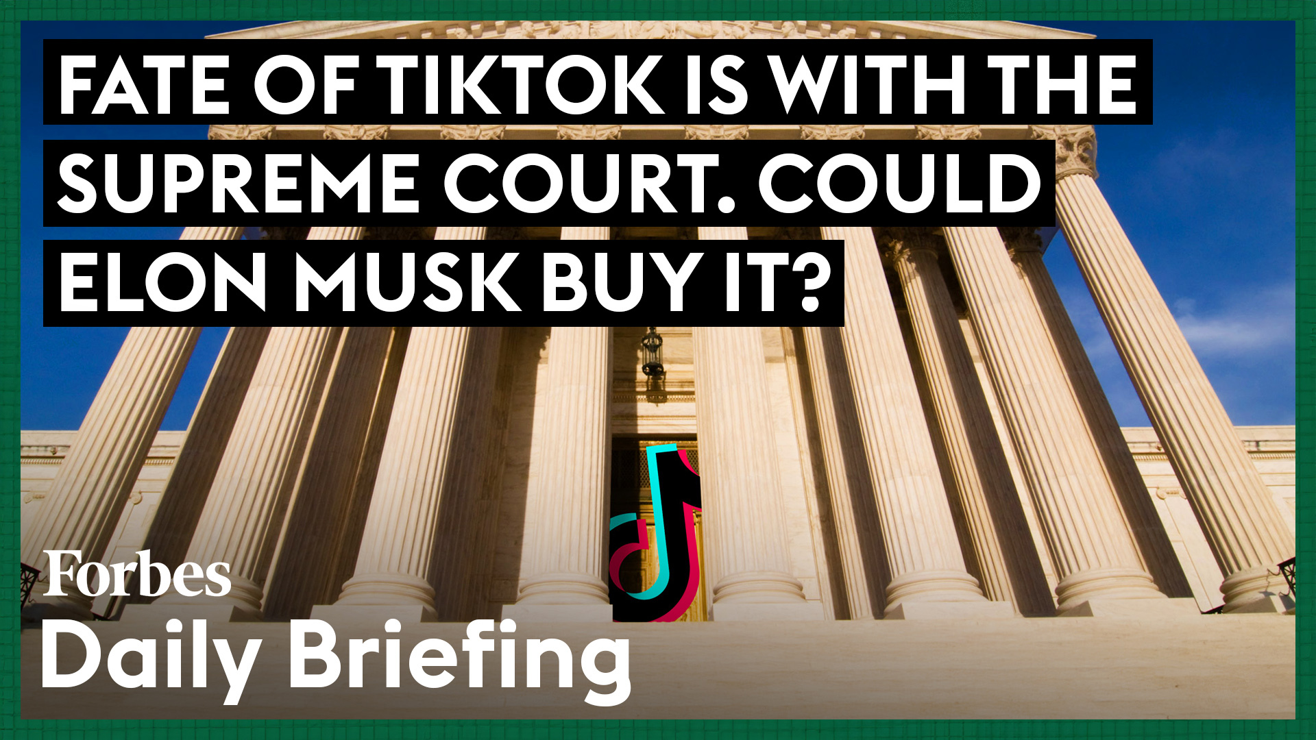 The central inquiry in the TikTok case