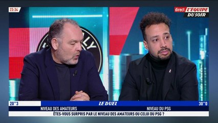 Surpris par le niveau des amateurs ou du PSG ? - L'Équipe du Soir - extrait