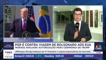 PGR é contra devolução do passaporte de Bolsonaro para ida aos EUA em posse de Trump