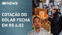 Inflação nos EUA fica em 2,9% em 2024; economista comenta