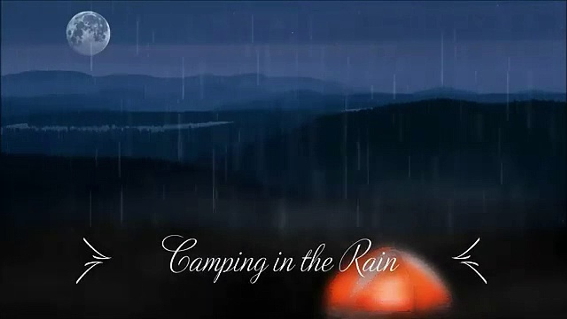⁣Camping in the Rain - Sounds for sleep and relaxation