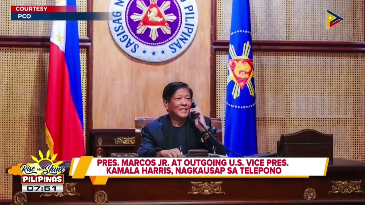 PBBM at U.S. Vice Pres. Harris, nagkausap sa telepono; PBBM, tiwalang tatatag pa...