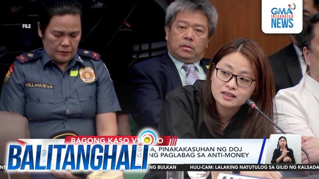 Alice Guo at 30 pang iba, pinakakasuhan ng DOJ ng 62 counts ng kasong paglabag sa anti-money laundering act | Balitanghali