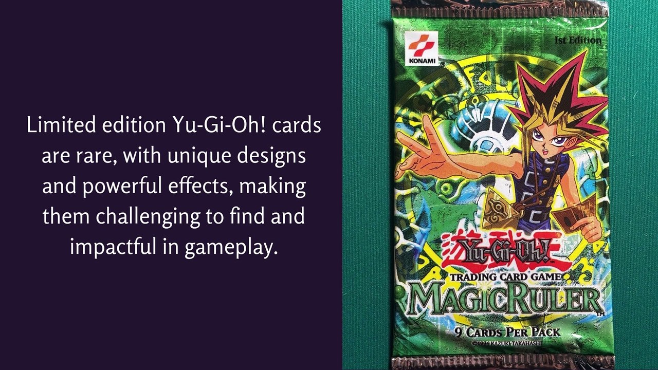 How Limited Edition Yu-Gi-Oh! Cards Are Distributed Through Booster Boxes?
