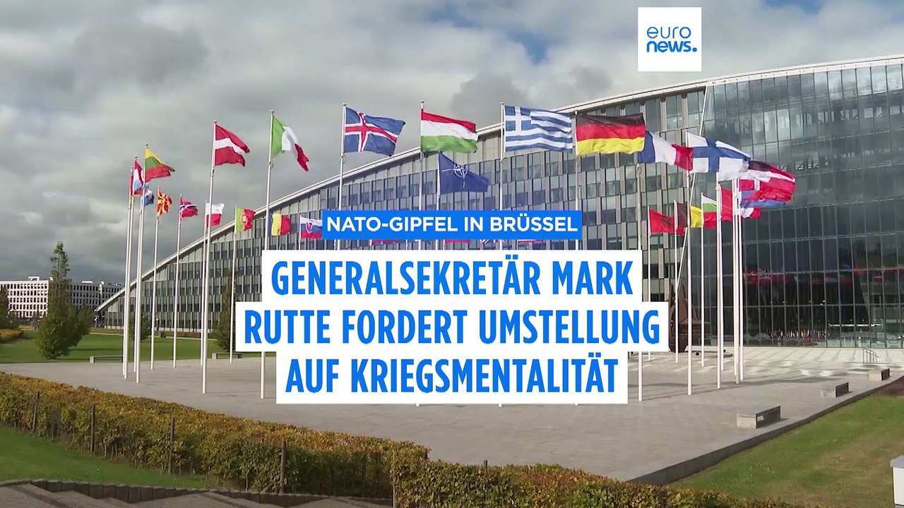 Neue Kriegsmentalität: NATO-Chef empfiehlt Umdenken in den Bündnisstaaten