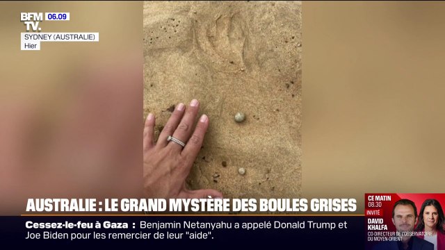 Australie: des plages fermées après la découverte de mystérieux débris en forme de boule échoués sur le rivage