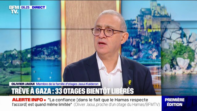 Accord de trêve à Gaza: Cela va être très long et très dur, mais c'est un pas, également pour les Gazaouis qui ont énormément souffert , affirme Olivier Jaoui, proche d'un otage du Hamas
