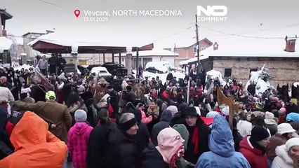 NO COMMENT: Macedonia del Norte da la bienvenida al Año Nuevo Ortodoxo con un gran carnaval