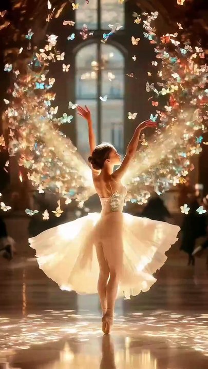 Dance with butterflies   #fairytale #magical #ballerina #butterfly #dreamy #art #dance
