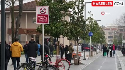 Düzce'de Yasaklı Caddeye Giren 16 Motosiklet Sürücüsüne Ceza