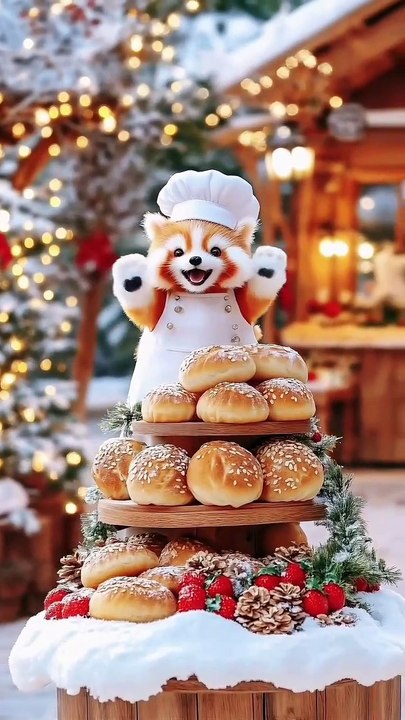 Happy New Year bakery#happynewyear #cute #fairytale #healing #digitalart #귀요미 #かわいい