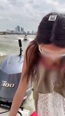 “ครูลิต้า” จำลองเหตุ “แตงโม” ตกเรือ โดยไม่สวมเสื้อชูชีพ