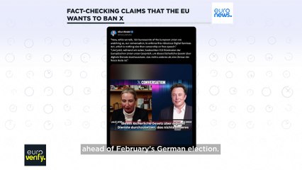 Fact-check: EU has not said it wants to ban X over Musk interference