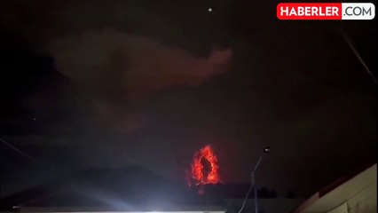 Ibu Yanardağı'nda patlama nedeniyle uyarı seviyesi en üst düzeye çıkarıldı