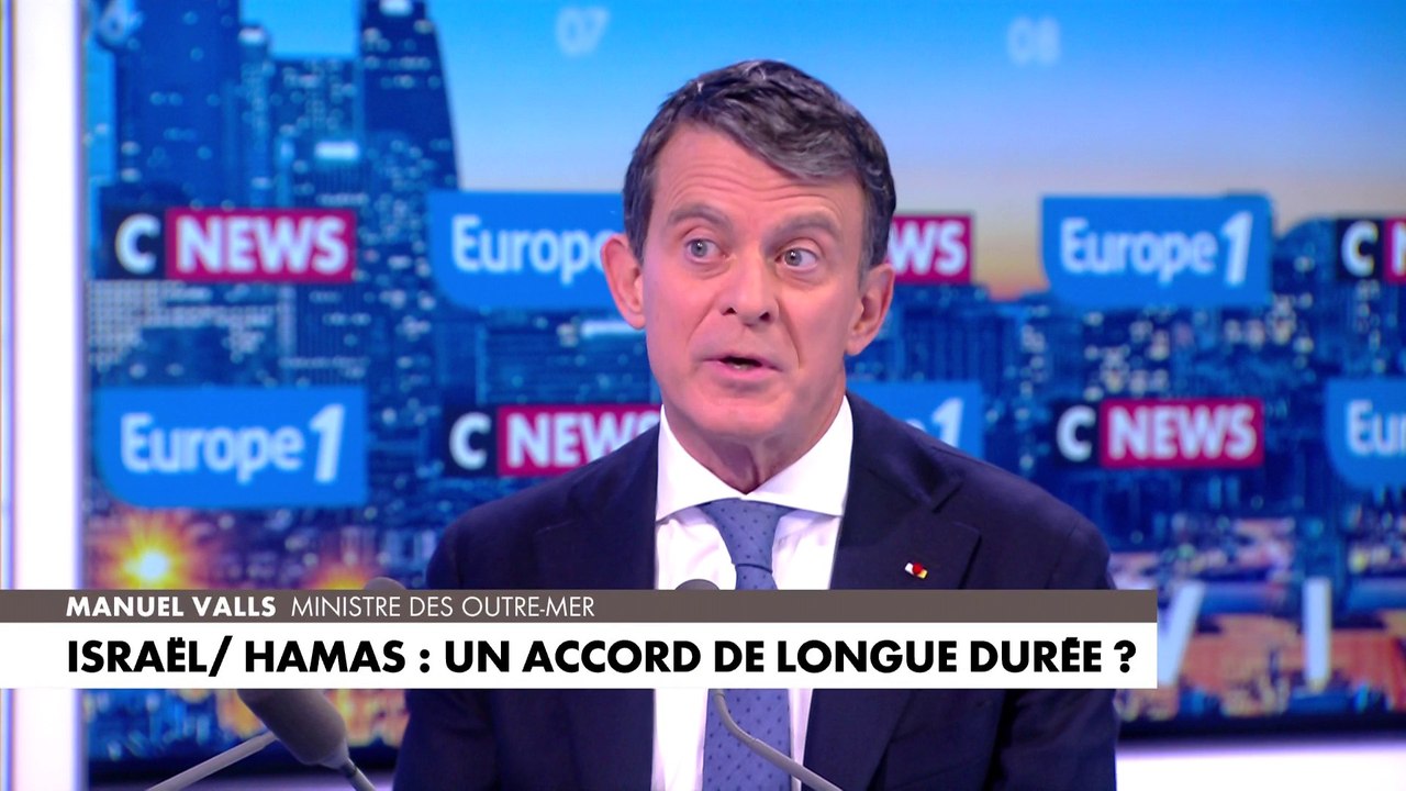 Trêve à Gaza : «Ce n’est pas la fin de la guerre», réagit Manuel Valls