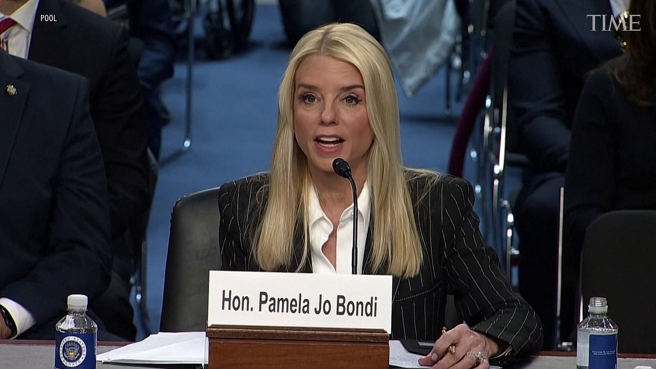 Attorney General Nominee Pam Bondi Pledges She Won't 'Politicize' the Justice Department