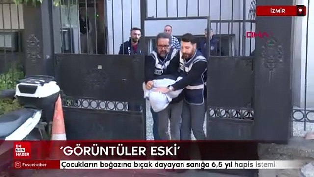 İzmir'de çocukların boğazına bıçak dayayan sanığa 6,5 yıl hapis istemi