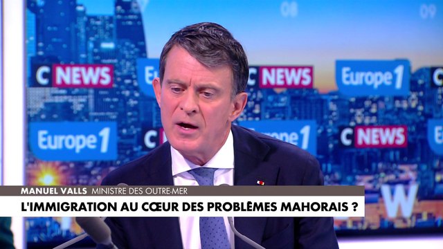 Manuel Valls : «On ne réglera pas l'avenir de Mayotte sans régler le problème de l'immigration»