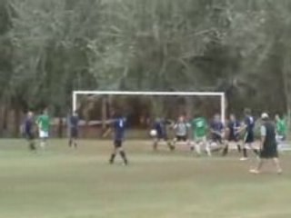 Burtons cracking half volley