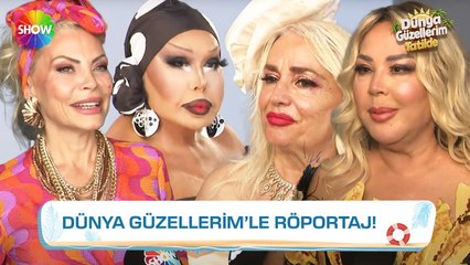 #DünyaGüzellerimTatilde'nin dört güzeliyle keyifli röportaj!