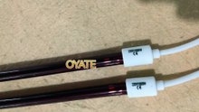220v 1000w 460mm ruby halogen heating lamps quartz infrared lamps