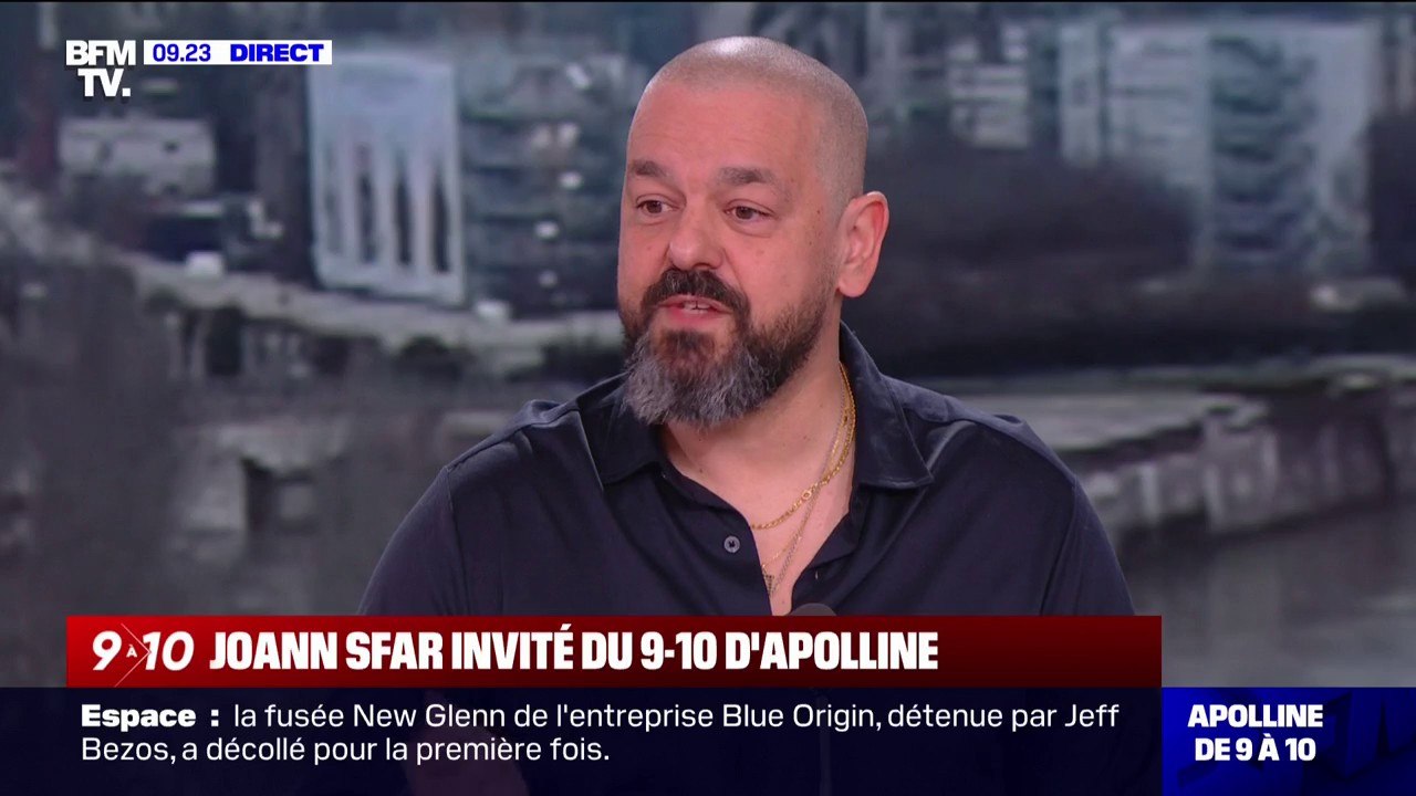 Joann Sfar (auteur de BD): "Je suis bizarrement optimiste sur le Proche-Orient, car ils ont une nécessité vitale à ce que ces massacres s'arrêtent"