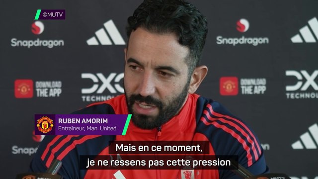 Amorim : En ce moment, je ne ressens pas la pression du club