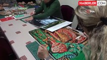 Rölyef Tablo Kursu: Öğreniyorlar, Aile Bütçelerine Katkı Sağlıyorlar