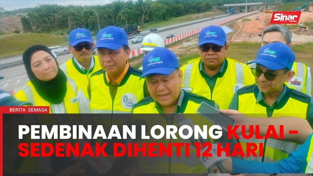 Tahun Baharu Cina: Kerja pembinaan lorong tambahan lebuh raya laluan Kulai-Sedenak dihenti 12 hari