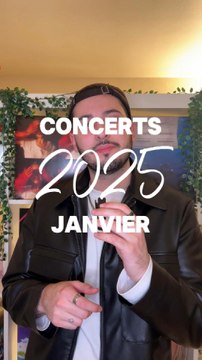 Les concerts à ne pas louper en janvier 2025 ! 😱✨