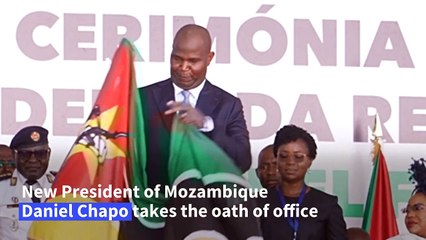 Mozambique inaugurates new president Chapo after weeks of deadly protests