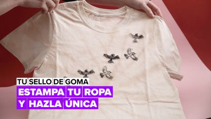 Tu sello de goma: estampa tu ropa y hazla única