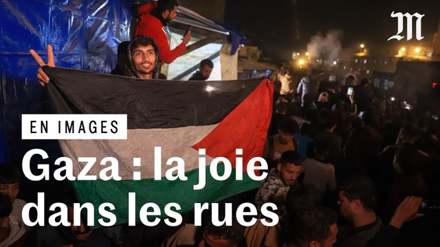 Gaza : la joie des habitants après l’annonce d’un accord de cessez-le-feu